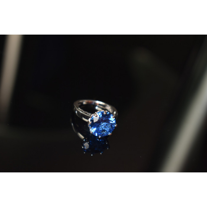 Sky Jewelry Серебряное кольцо 925 проба с камнем Лондон Топаз