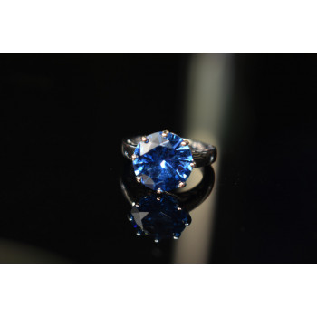 Sky Jewelry Серебряное кольцо 925 проба с камнем Лондон Топаз