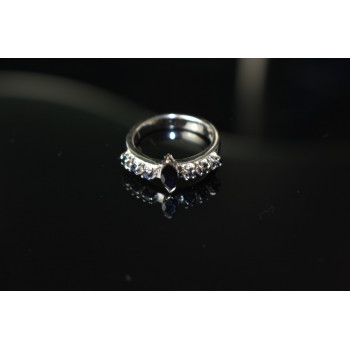 Sky Jewelry Серебряное кольцо 925 проба с Сапфирами
