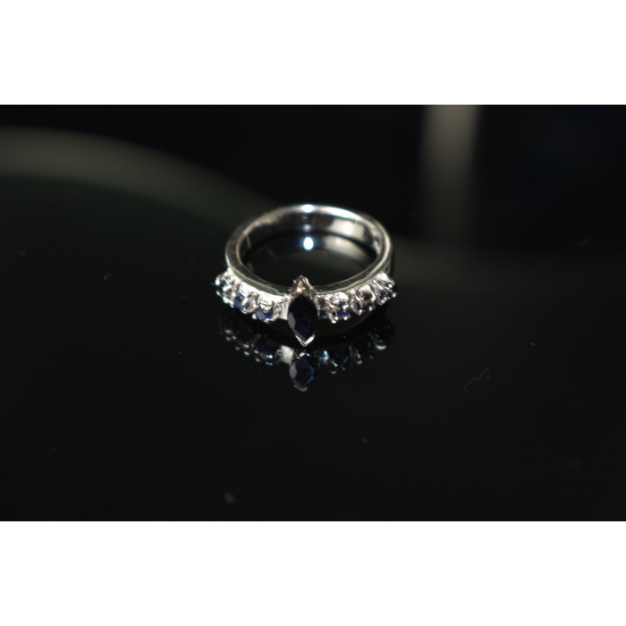 Sky Jewelry Серебряное кольцо 925 проба с Сапфирами