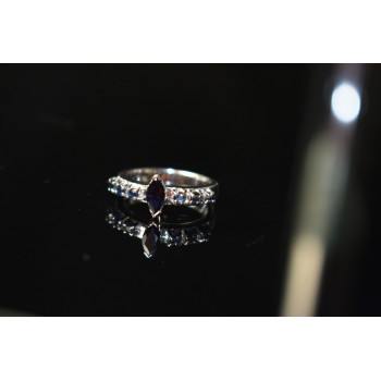 Sky Jewelry Серебряное кольцо 925 проба с Сапфирами