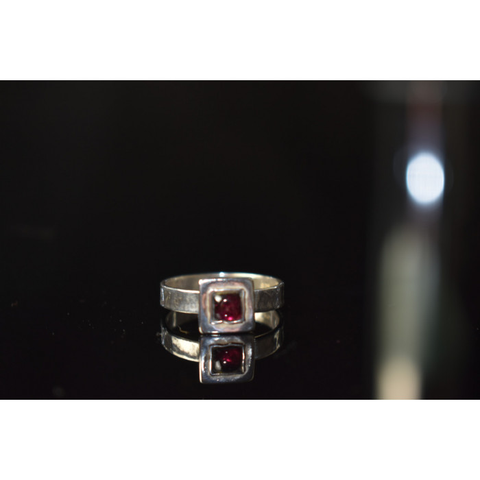 Sky Jewelry Серебряное кольцо 925 проба  с  Альмандином