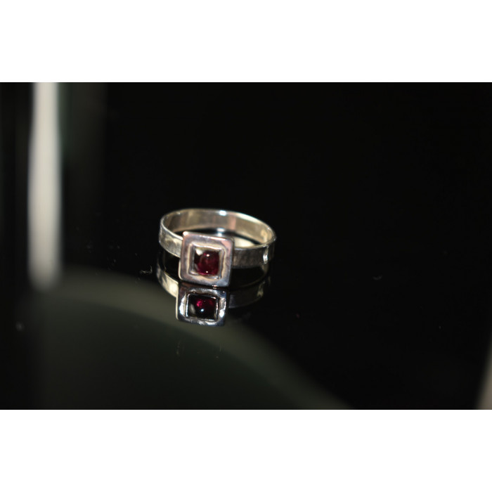 Sky Jewelry Серебряное кольцо 925 проба  с  Альмандином