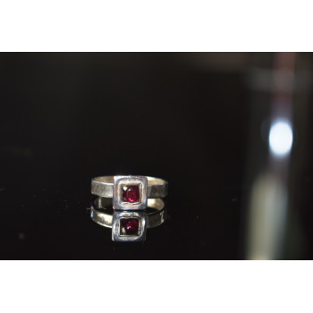 Sky Jewelry Серебряное кольцо 925 проба  с  Альмандином