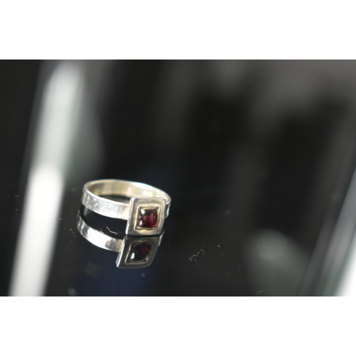 Sky Jewelry Серебряное кольцо 925 проба  с  Альмандином