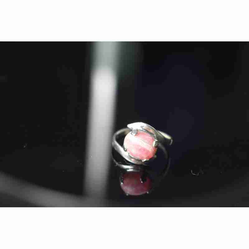 Sky Jewelry Серебряное кольцо с розовым Агатом
