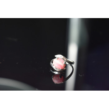 Sky Jewelry Серебряное кольцо с розовым Агатом