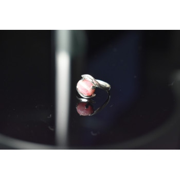 Sky Jewelry Серебряное кольцо с розовым Агатом