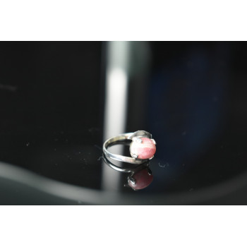 Sky Jewelry Серебряное кольцо с розовым Агатом