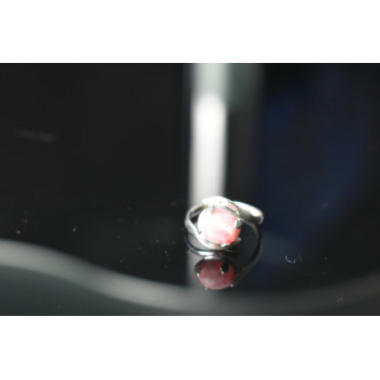 Sky Jewelry Серебряное кольцо с розовым Агатом
