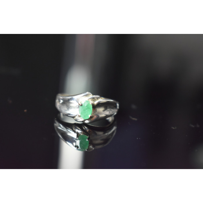 Sky Jewelry Серебряное кольцо с Изумрудом 925 проба