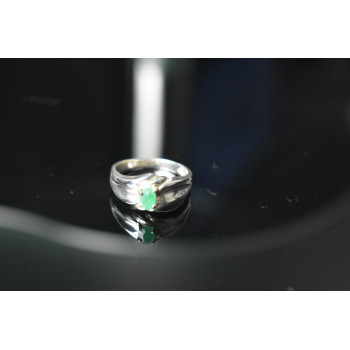 Sky Jewelry Серебряное кольцо с Изумрудом 925 проба