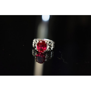 Sky Jewelry Серебряное кольцо 925 пробы с Розовым Топазом