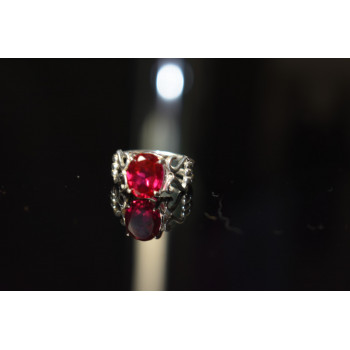 Sky Jewelry Серебряное кольцо 925 пробы с Розовым Топазом