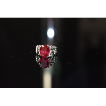 Sky Jewelry Серебряное кольцо 925 пробы с Розовым Топазом