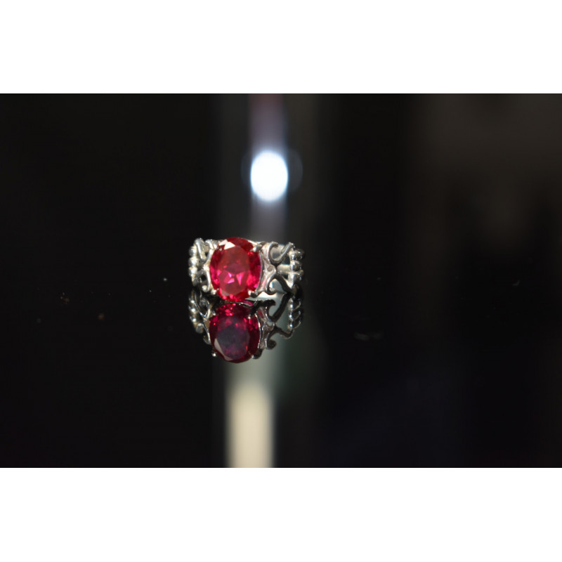 Sky Jewelry Серебряное кольцо 925 пробы с Розовым Топазом