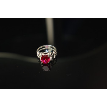 Sky Jewelry Серебряное кольцо 925 пробы с Розовым Топазом