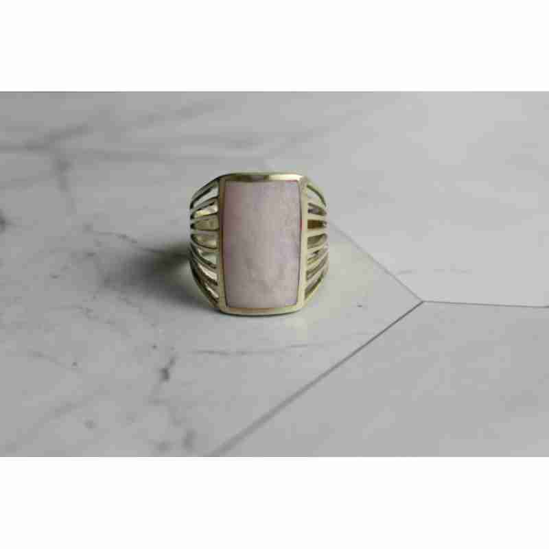 Sky Jewelry Серебряное кольцо с розовым Перламутром