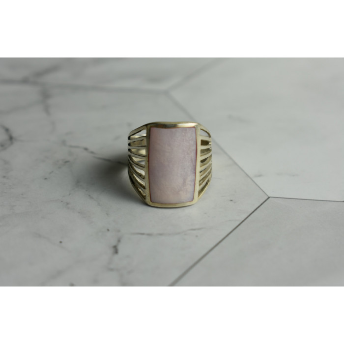 Sky Jewelry Серебряное кольцо с розовым Перламутром