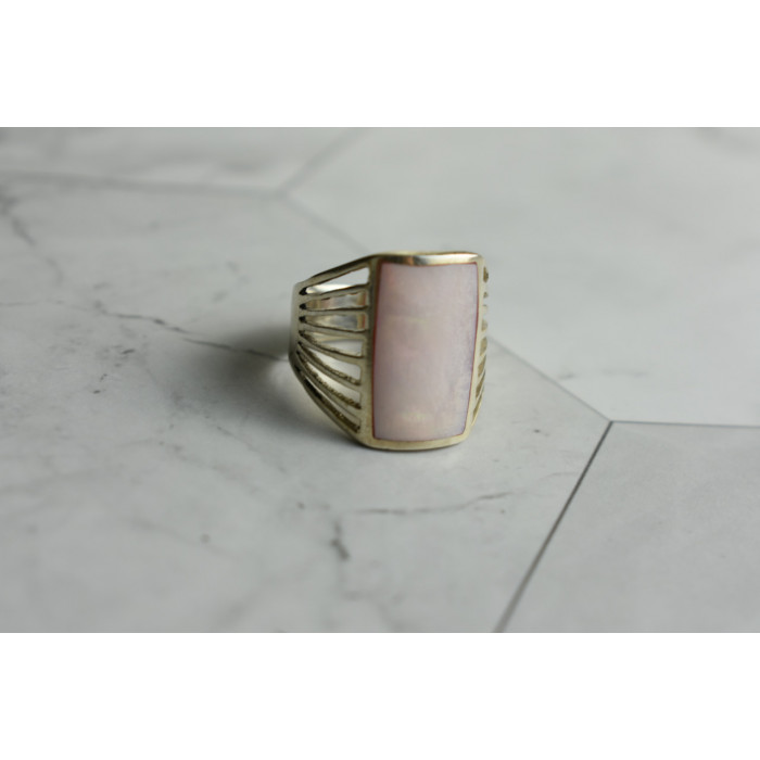Sky Jewelry Серебряное кольцо с розовым Перламутром