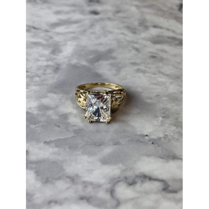 Sky Jewelry Золотое кольцо с Фианитом 10К (417  проба)