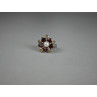 Sky Jewelry Серебряное кольцо с Альмандином, Гелиодором и Жемчугом