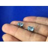 Sky Jewelry Сережки с голубым топазом