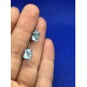 Sky Jewelry Сережки с голубым топазом