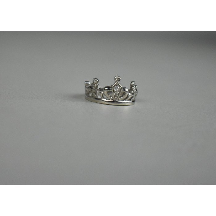 Sky Jewelry Серебряное Кольцо *Корона* с камнями Гошенит (берилл)