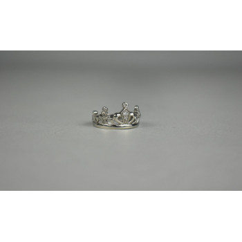 Sky Jewelry Серебряное Кольцо *Корона* с камнями Гошенит (берилл)