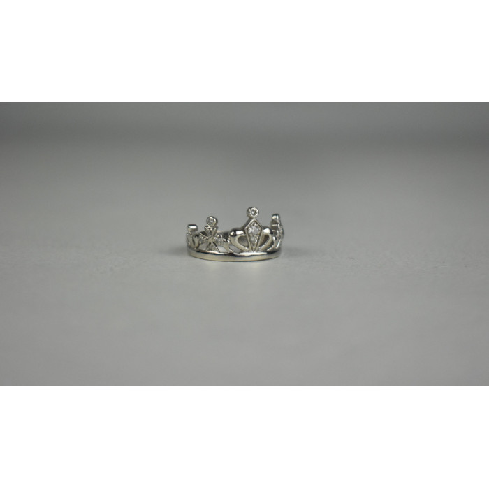 Sky Jewelry Серебряное Кольцо *Корона* с камнями Гошенит (берилл)