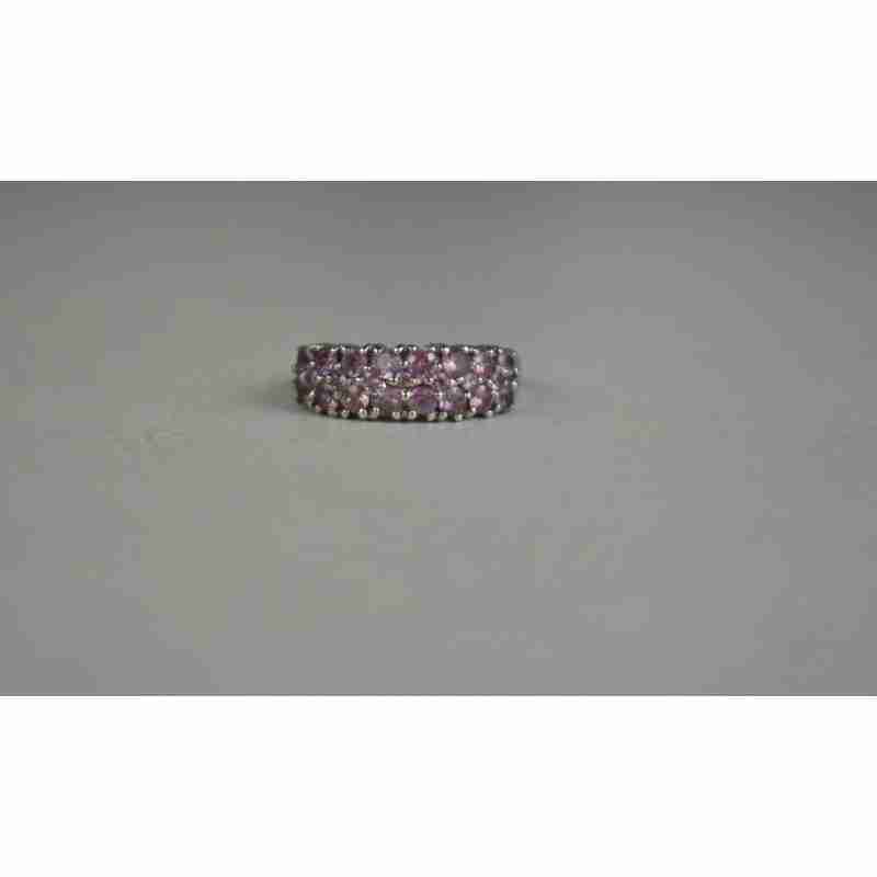 Sky Jewelry Серебряное кольцо 925 пробы с Розовым Топазом