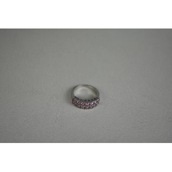 Sky Jewelry Серебряное кольцо 925 пробы с Розовым Топазом