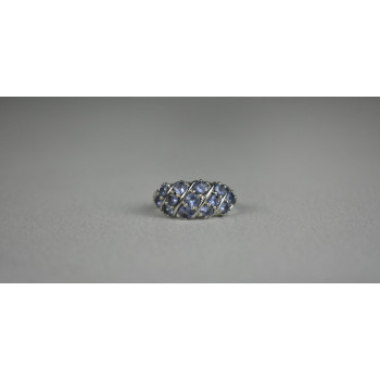 Sky Jewelry Серебряное кольцо с Танзанитом 925 проба