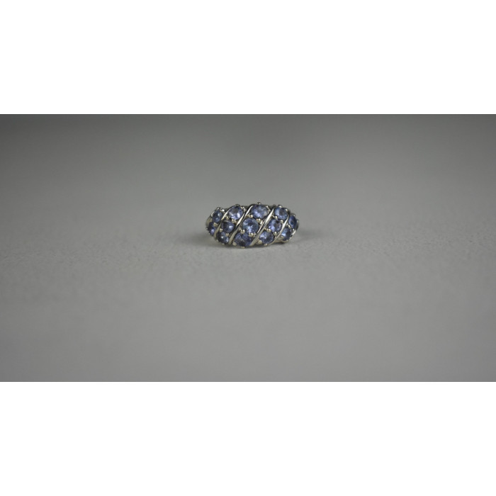 Sky Jewelry Серебряное кольцо с Танзанитом 925 проба