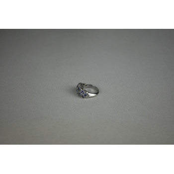 Sky Jewelry Серебряное кольцо с Танзанитом 925 проба