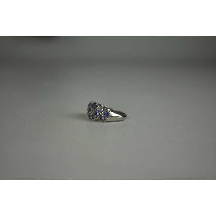 Sky Jewelry Серебряное кольцо с Танзанитом 925 проба