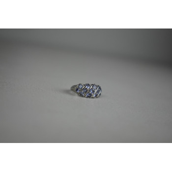 Sky Jewelry Серебряное кольцо с Танзанитом 925 проба