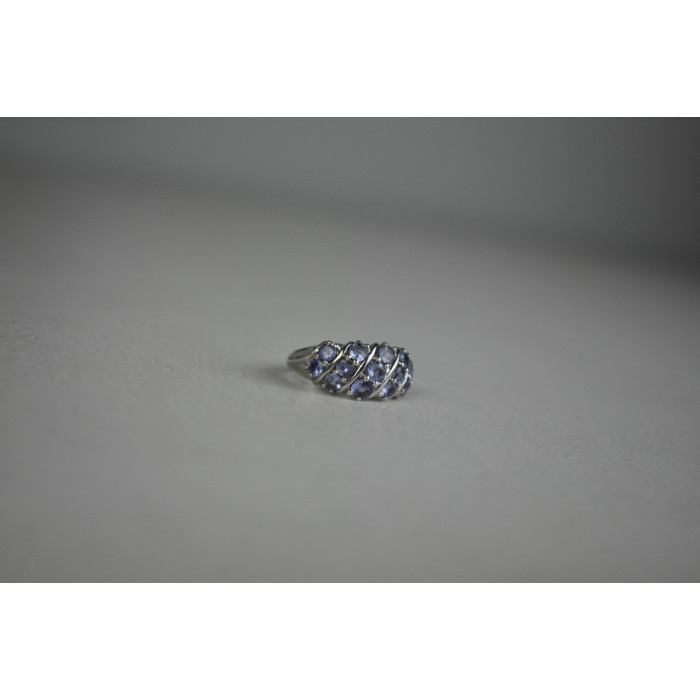 Sky Jewelry Серебряное кольцо с Танзанитом 925 проба