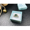 Sky Jewelry Серебряное кольцо с изумрудом