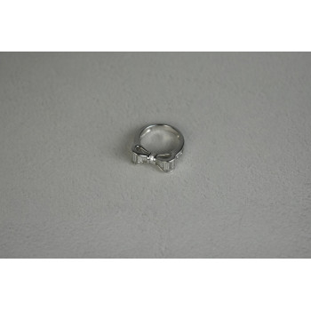 Sky Jewelry Серебряное кольцо 925 пробы с Фианитами  *Бантик