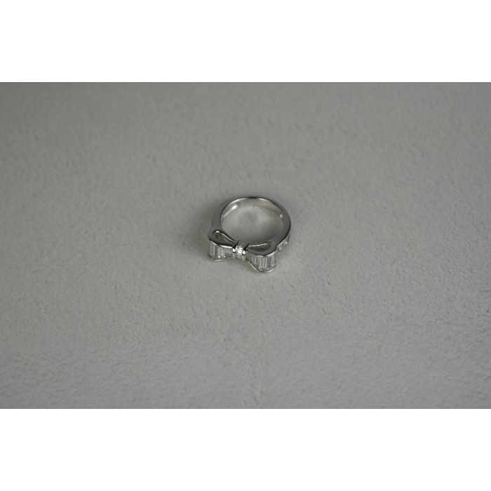 Sky Jewelry Серебряное кольцо 925 пробы с Фианитами  *Бантик