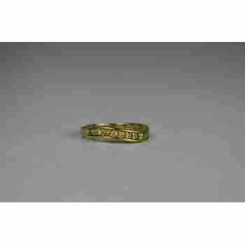 Sky Jewelry Серебряное кольцо в позолоте  с камнями Шпинель
