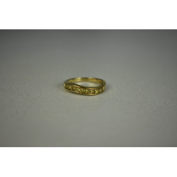 Sky Jewelry Серебряное кольцо в позолоте  с камнями Шпинель