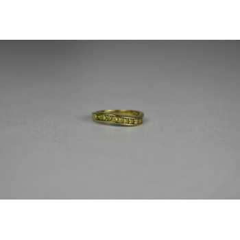 Sky Jewelry Серебряное кольцо в позолоте  с камнями Шпинель