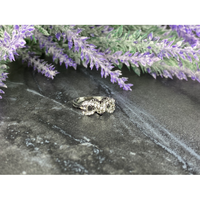 Sky Jewelry Серебряное кольцо 925 пробы с Фианитами *Сердце*