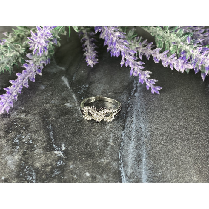 Sky Jewelry Серебряное кольцо 925 пробы с Фианитами *Сердце*