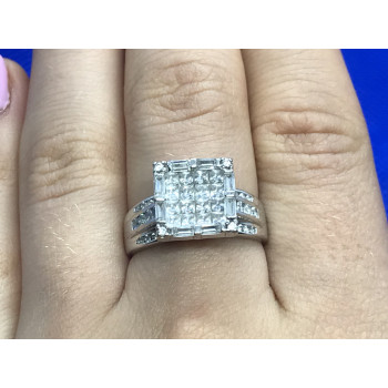 Sky Jewelry Серебряное кольцо с фианитом