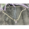 Sky Jewelry Серебряное ожерелье с Аметистом 925 проба Италия