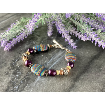 Sky Jewelry Серебряный браслет с Яшмой